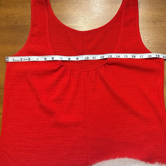 Emery Rose Chic Red Sleeveless Romper - Picture 8 of 9